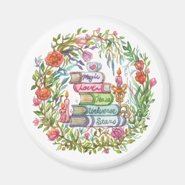 Íman Pilha de Livros (Frente)