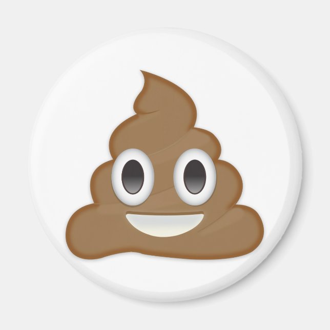 Íman Pilha De Poo Emoji (Frente)