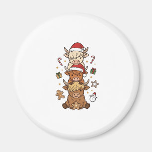 Íman Pilha de Vaca das Terras Altas de Natal Desenho de