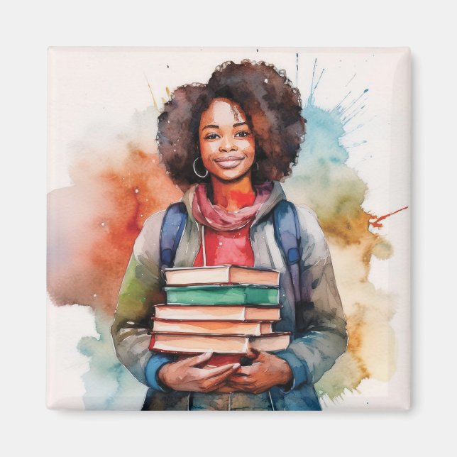 Íman Pilhas de Livros (Frente)