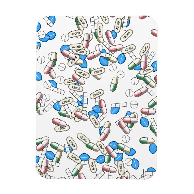 Íman Pill Sprinkles Pattern (Vertical)