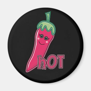 Íman Pimenta de pimentão do rosa quente