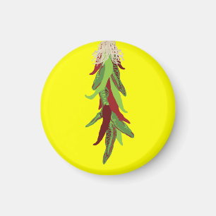 Íman pimentas de pimentão verdes