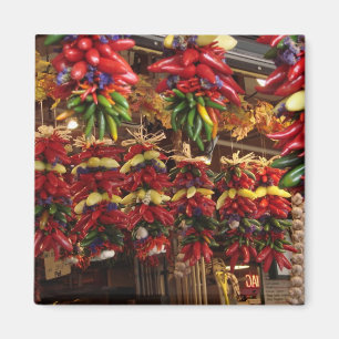 Íman Pimentas no mercado de lugar de Pike