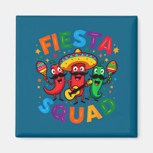 Íman Pimentões engraçados fiesta squad cinco de mayo
