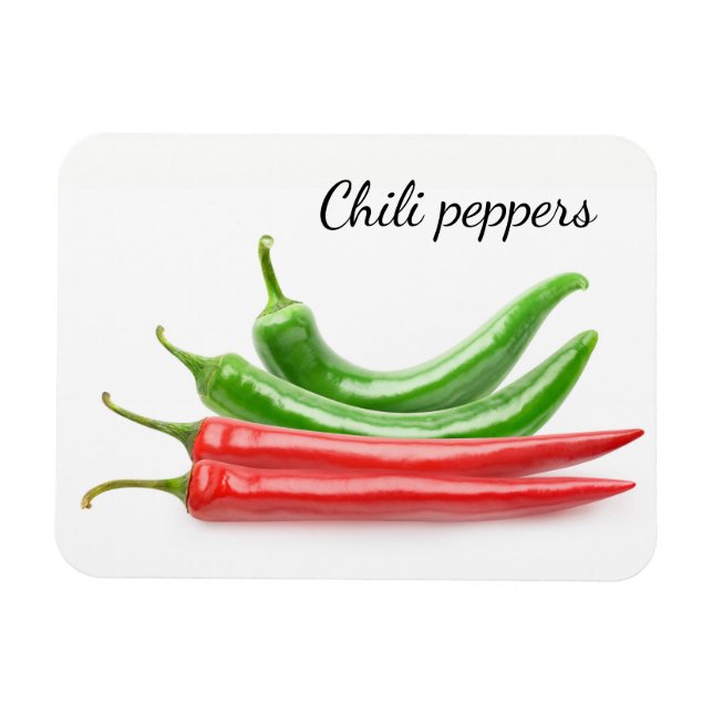Íman Pimentos de pimenta vermelhos e verdes (Horizontal)