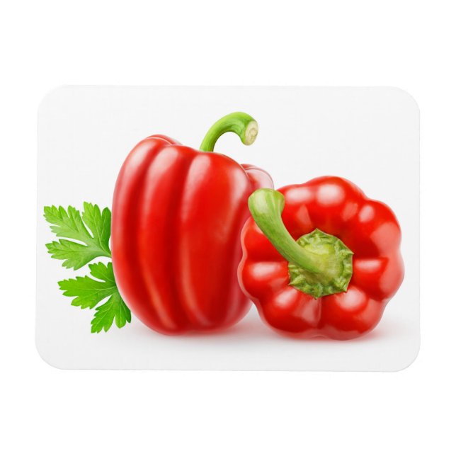 Íman Pimentos de sino vermelho (Horizontal)