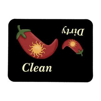 Íman Pimentos vermelhos grandes e pequenos e Sol - Magn