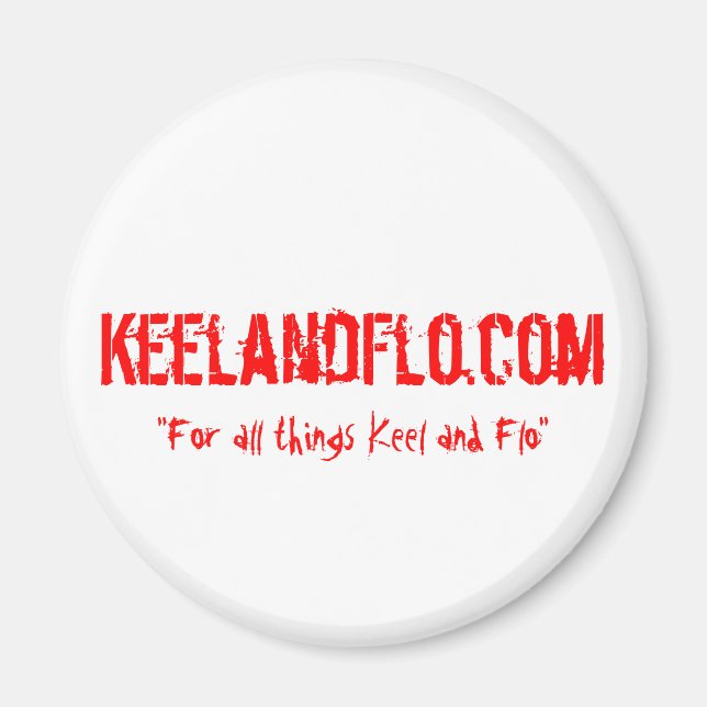 Íman Pimpe seu frigorífico com Keel e Flo (Frente)