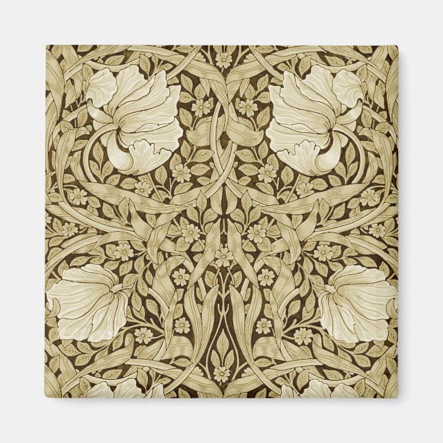 Íman Pimpernel Dourado, William Morris (Frente)
