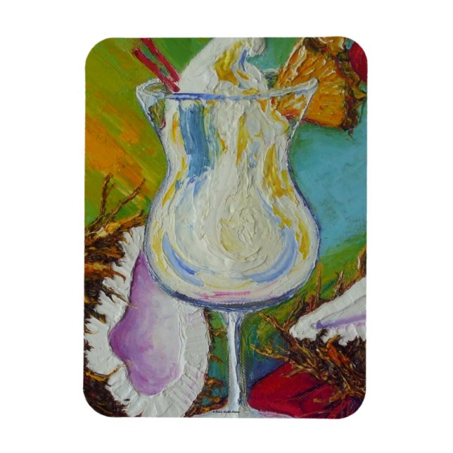 Íman Pina Colada e Coconut Magnet (Vertical)