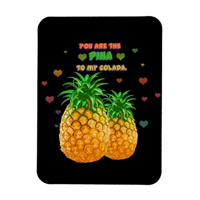 Íman Pina Colada Pineapple (Vertical)