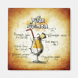 Íman Pina Colada Recebe Dor Tropical