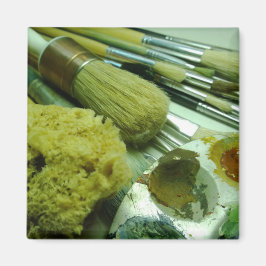 Íman Pincéis e Pintura