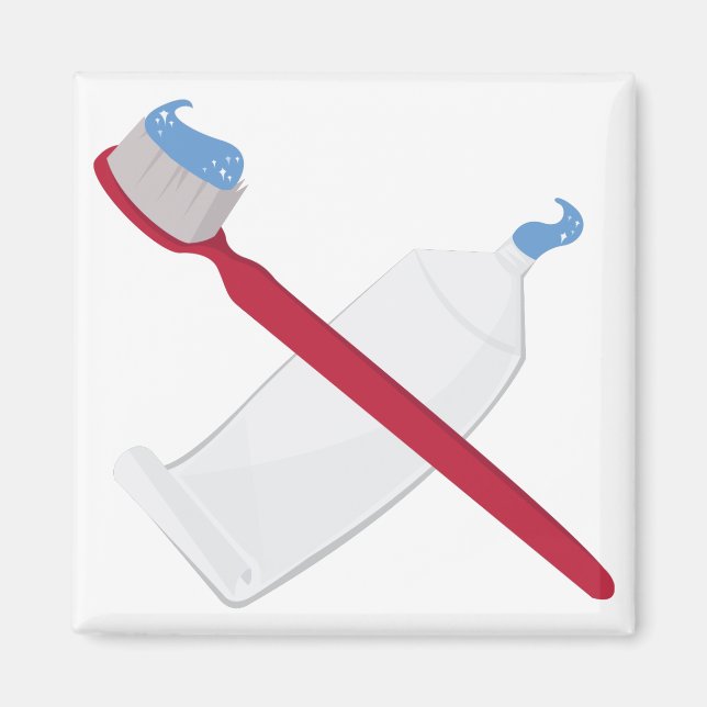 Íman Pincel Dente E Colar (Frente)