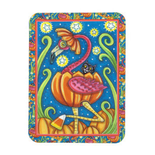 ÍMAN PINCO DE PINCO FLAMINGO E GATO NEGRO NA BOMBA