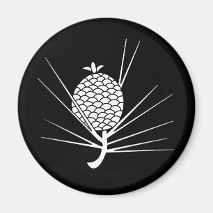 Íman Pine cone com agulhas