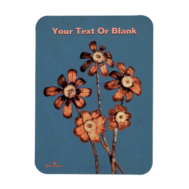 Íman Pine Cone Flowers (Vertical)