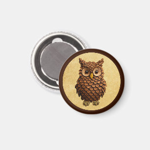 Íman Pine Cone Owl