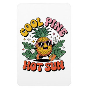 Íman Pine Cool Sol Quente Vibrações de Verão do Abacate