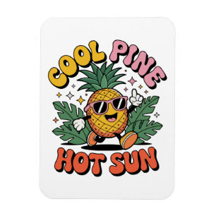 Íman Pine Legal Sol Quente Vibrações de Verão Retro Aba