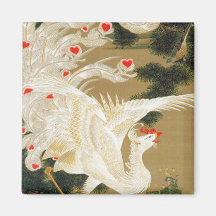Íman Pine Tree & Phoenix (Love Heart Phoenix), Jakuchu