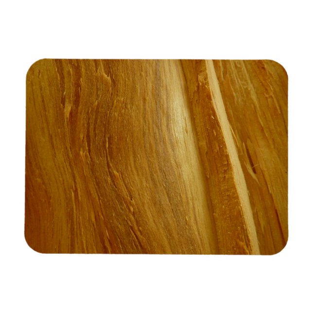 Íman Pine Wood II Faux Textura em madeira (Horizontal)