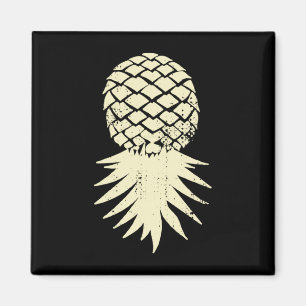 Íman Pineapple invertido masculino sutil férias engraça