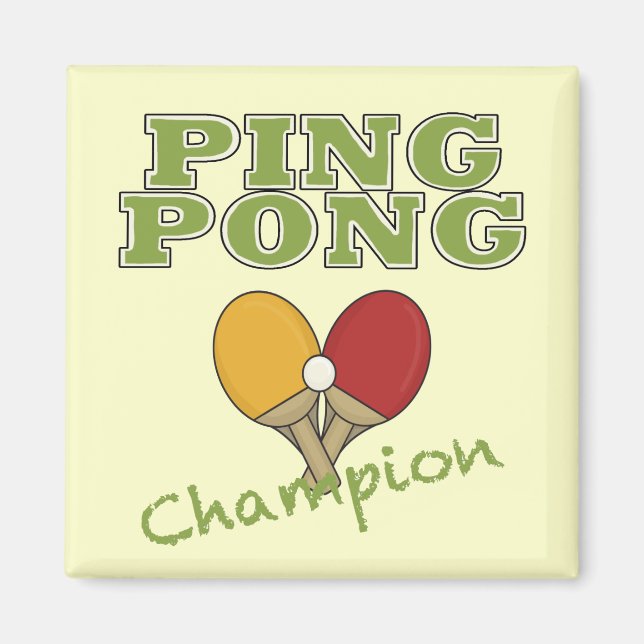 Íman Ping Pong Champion (Frente)