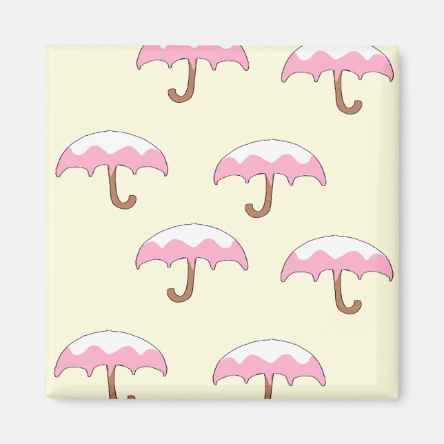 Íman pingando padrão guarda-chuva (Frente)