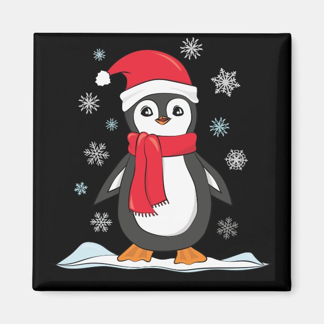 Íman Pinguim Cujo Natal (Frente)