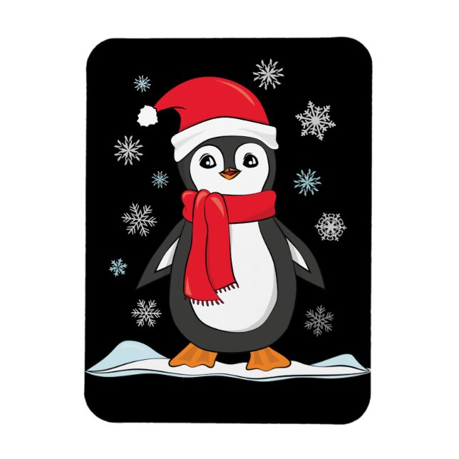Íman Pinguim Cujo Natal (Vertical)