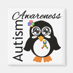 Íman Pinguim da consciência do autismo