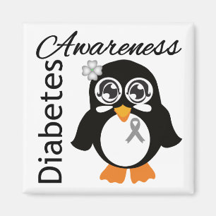 Íman Pinguim da consciência do diabetes