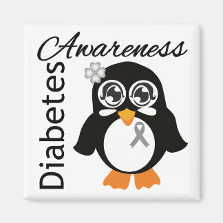 Íman Pinguim de Consciência da Diabetes