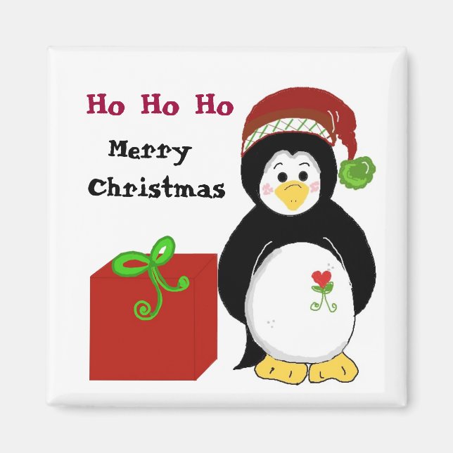 Íman Pinguim de Natal (Frente)