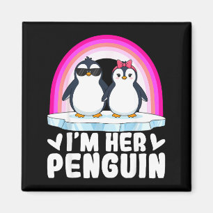 Íman Pinguim Dela Casal Correspondente Amor No Dia Dos 