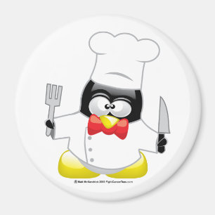 Íman Pinguim do cozinheiro chefe