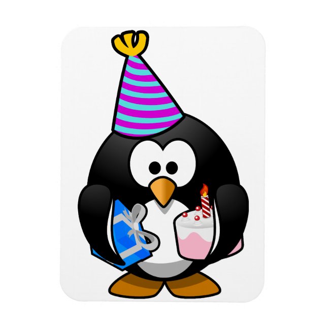 Íman Pinguim do Partido (Vertical)