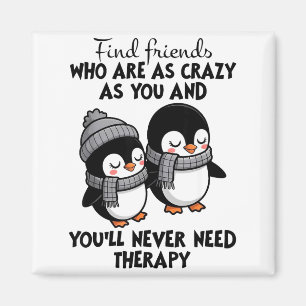 Íman Pinguim Encontra Amigos Tão Loucos Quanto Você &am