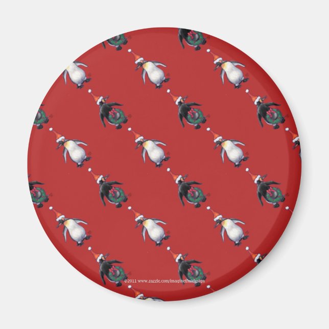 Íman Pinguim Natal (Frente)