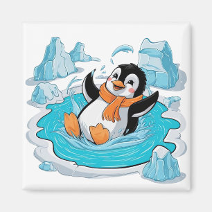 Íman Pinguim no gelo