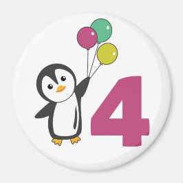 Íman Pinguim Quarto Balões De Aniversário Para Crianças