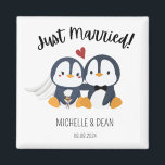 Íman Pinguim-recem casados, doação fofa personalizada<br><div class="desc">Faça seu casamento inesquecível com nosso charmoso imã de lembrança de casamento de pinguins! Estes magnatas deliciosos não são apenas favores de casamento, são guardas que seus convidados adorarão. Perfeito para amantes de pinguins e personalizável para adicionar seu próprio toque de amor para seu dia perfeito de casamento. #WeddingGiveaway #WeddingSouvenirs...</div>
