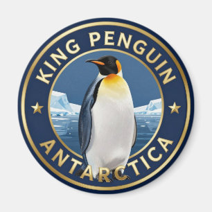 Íman 🐧 Pinguim Rei Antártida Ave Polar