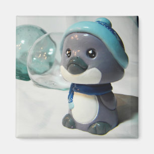 Íman Pinguim roxo mim