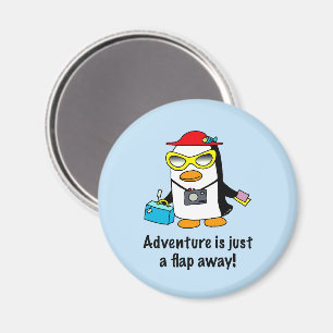 Íman Pinguim Turista Aventura ao Alcance