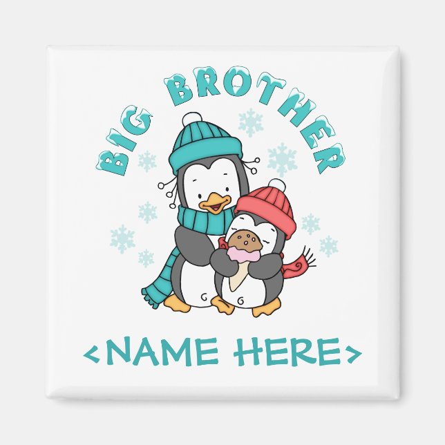 Íman Pinguim Winter Big Brother (Frente)