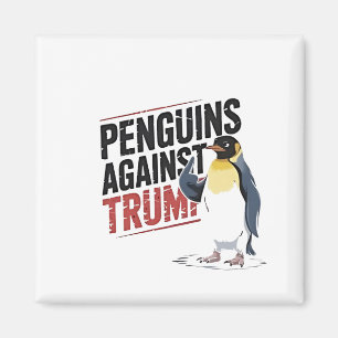Íman Pinguins contra Trump Anti-Trump EUA
