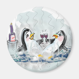 Íman Pinguins da banheira de hidromassagem!
